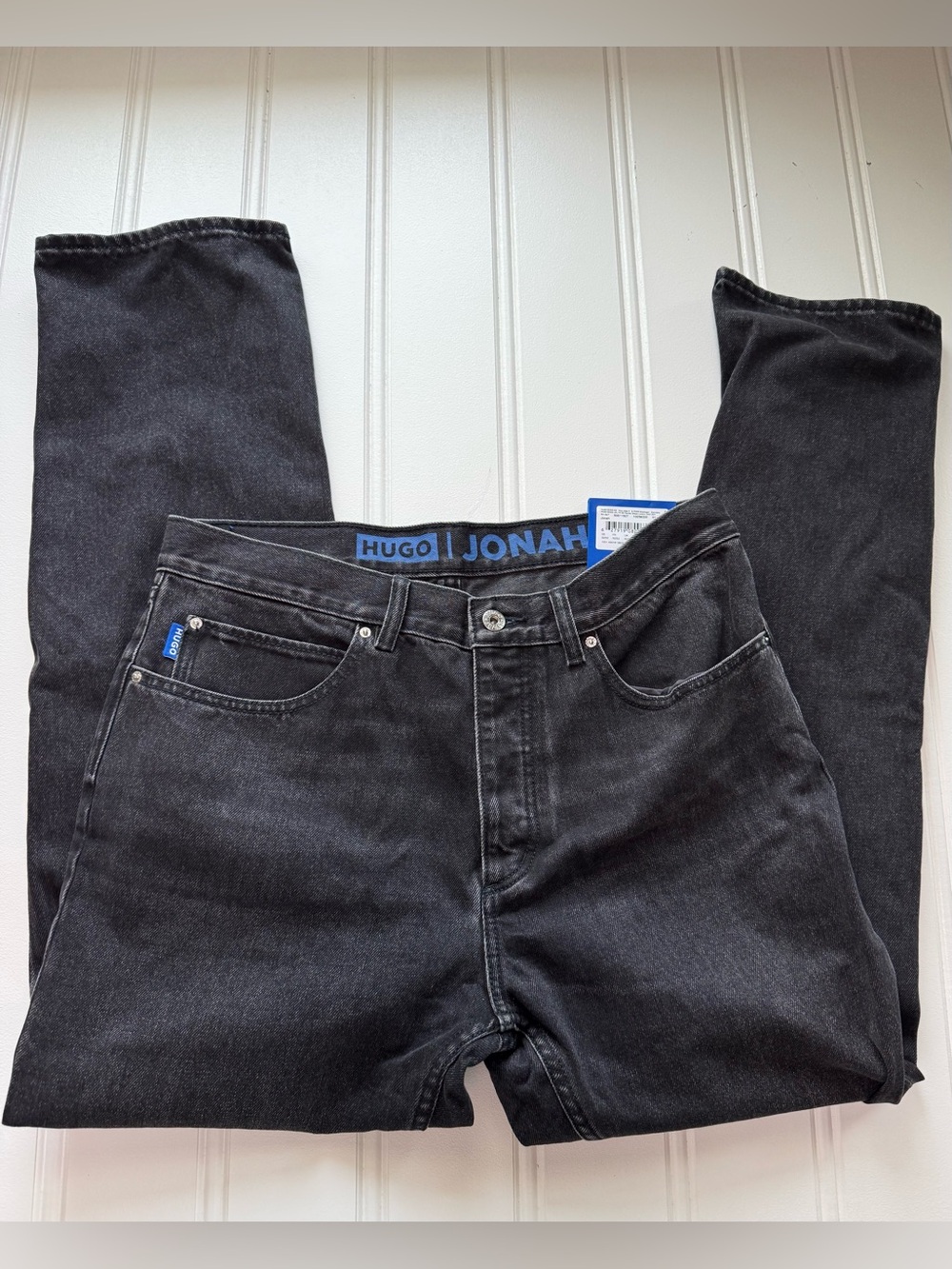 HUGO Boss Jonah Straight Jeans Men's 32 x 32 Black NEW